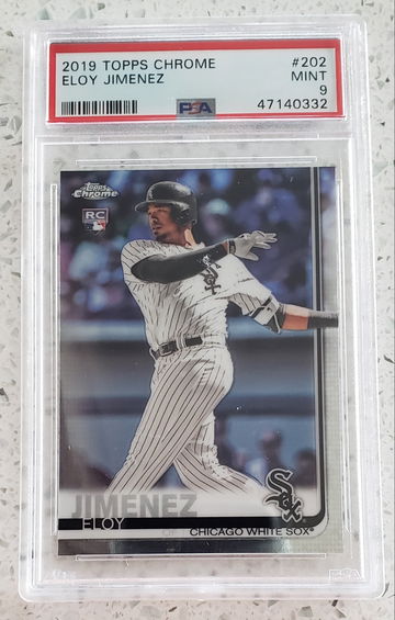 2019 Topps Chrome Eloy Jimenez Rookie RC PSA 9
