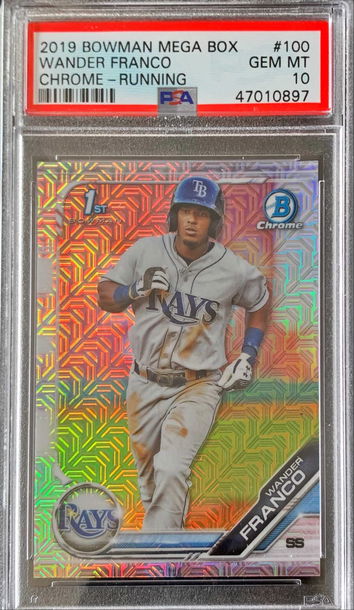 2019 Bowman Mega Box Wander Franco PSA 10