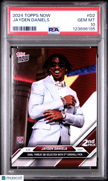 2024 Topps Now Jayden Daniels #D2 PSA 10