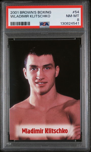 2001 Brown's Boxing Wladimir Klitschko #54 PSA 8