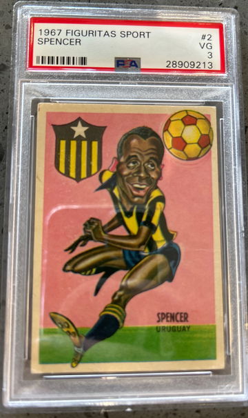 1967 Figuritas Sport Spencer PSA 3