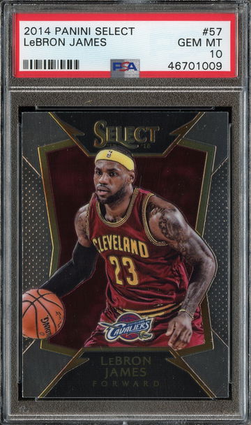 2014 Select #57 LeBron James PSA 10 Gem Mint