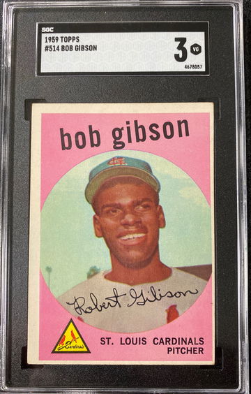 Bob Gibson 1959 topps