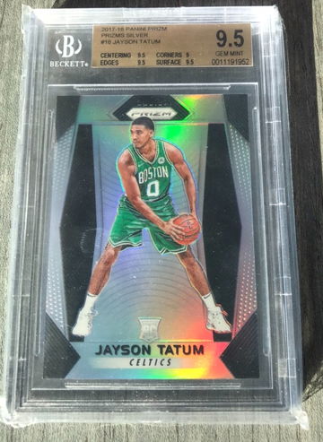 2017-18 Prizm silver Jayson Tatum rookie bgs 9.5