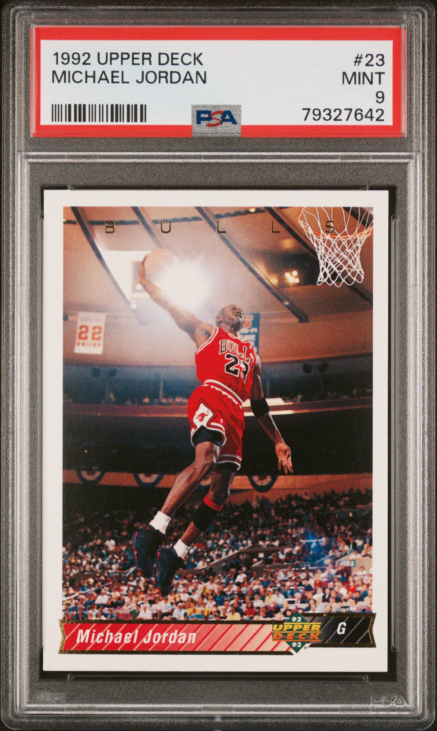 1992 Upper Deck Michael Jordan #23 PSA 9 Chicago Bulls