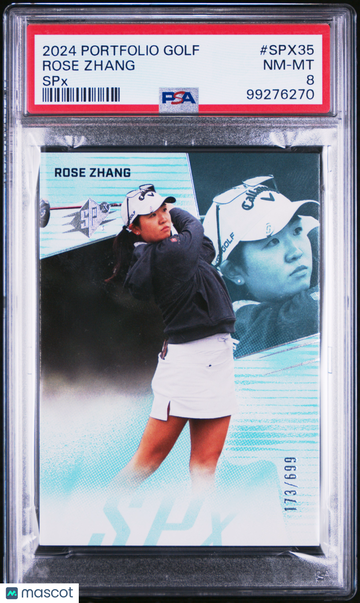 2024 Upper Deck Portfolio Golf SPX Rose Zhang #SPX35 PSA 8