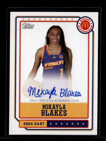 2024 Topps Chrome McDonald's All American Mikayla Blakes #EA-MB Auto