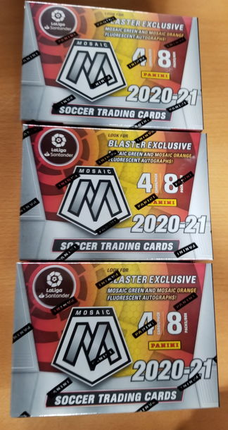2020-21 Mosaic La Liga Blaster Lot of 3