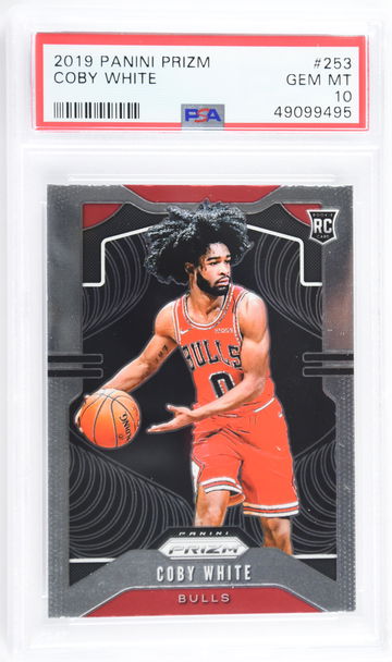 2019 Panini Prizm Coby White PSA 10 #253