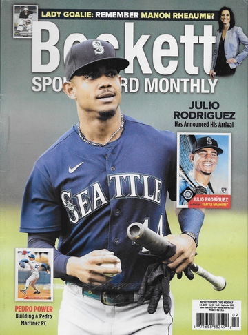 Beckett Sports Card Monthly Price Guide Magazine September 2022 Julio Rodriguez Seattle Mariners