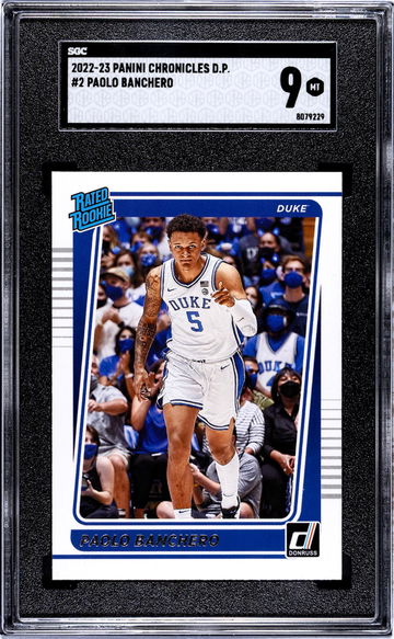 2022-23 Panini Chronicles Draft Picks #2 Paolo Banchero SGC 9