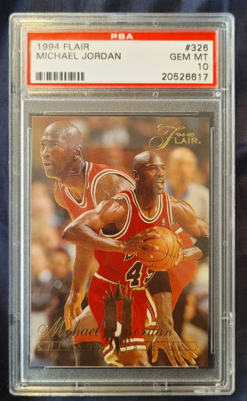 1994 Flair Michael Jordan PSA 10