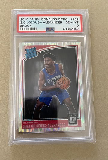 Shai Gilgeous Alexander 2018 Optic Shock #162 PSA 10