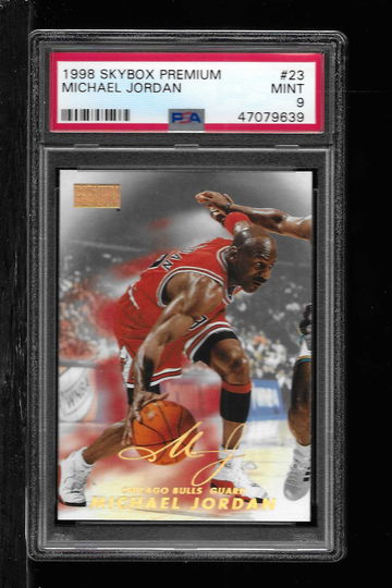 1998 SKYBOX MICHAEL JORDAN PSA 9
