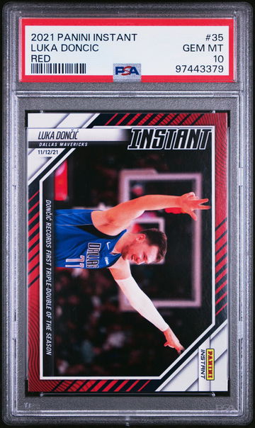 2021 Instant #35 Luka Dončić /99 PSA 10