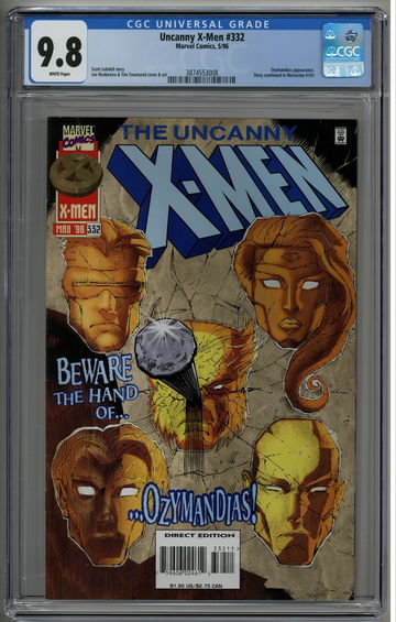 Uncanny X-Men 332 CGC 9.8 Onslaught Prelude