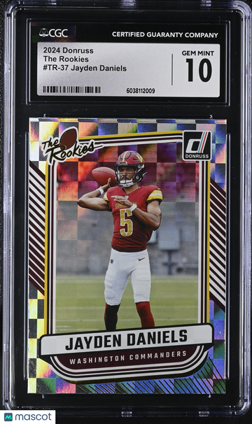 2024 Donruss Jayden Daniels #TR-37 The Rookies CGC 10