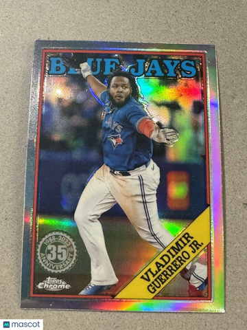 2023 Topps Chrome Vladimir Guerrero Jr. #88BC-12 1988 Topps Baseball BGS 9 Auto Not Available
