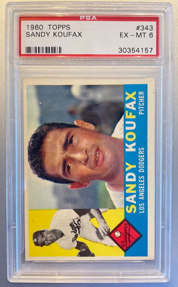 1960 Topps Sandy Koufax PSA 6
