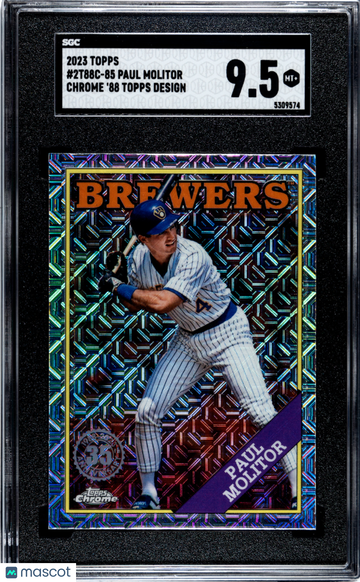 2023 Topps Paul Molitor #2T88C-85 CHR. '88 SGC 9.5