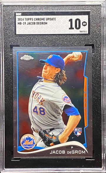 2014 Topps Chrome Update Jacob Degrom Rookie SGC 10