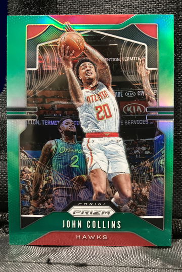2019 Panini Prizm Parallel Green John Collins Hawks raw