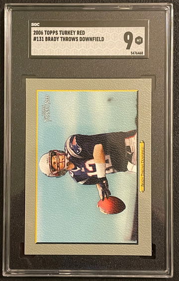 2006 Topps Turkey Red Tom Brady TDF