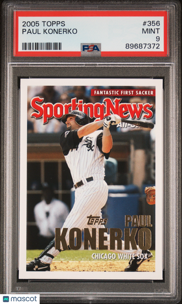2005 Topps Paul Konerko #356 PSA 9