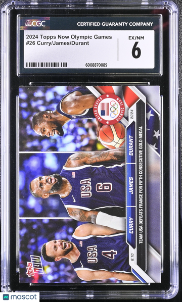 2024 Topps Now Olympic Games #26 CGC 6