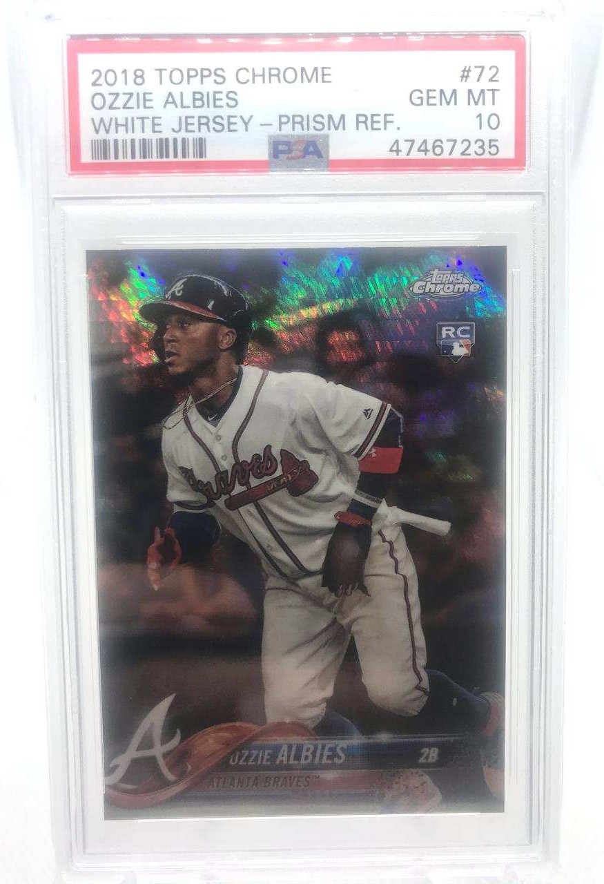 2018 Topps Chrome Prizm Refractor Ozzie Albies