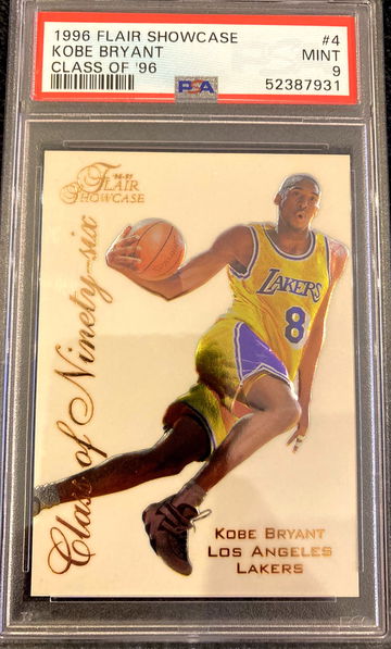 1996 FLAIR SHOWCASE KOBE CLASS OF 96 PSA 9 mint