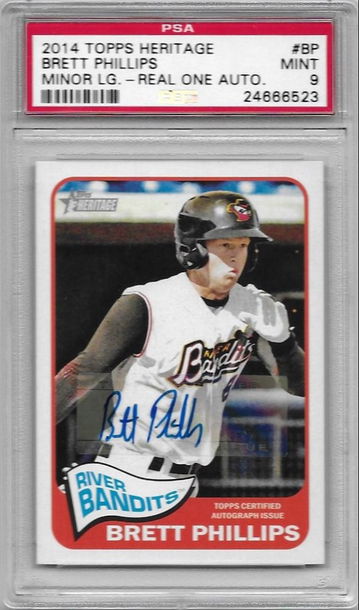 Brett Phillips 2014 Topps Heritage