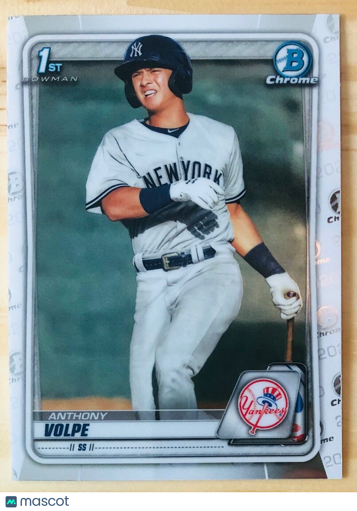 ANTHONY VOLPE 2020 1st Bowman CHROME #BCP-139 NEW YORK YANKEES