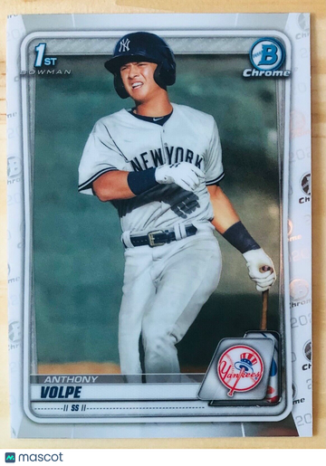 ANTHONY VOLPE 2020 1st Bowman CHROME #BCP-139 NEW YORK YANKEES