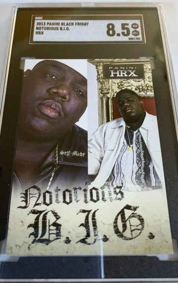 2013 Panini Black Friday HRX Notorious BIG - SGC 8.5 NM-MT