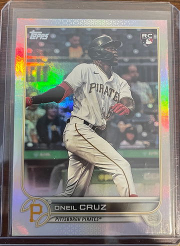 2022 Topps Series 2 Oneil Cruz Rainbow Silver Foil Rookie RC 537