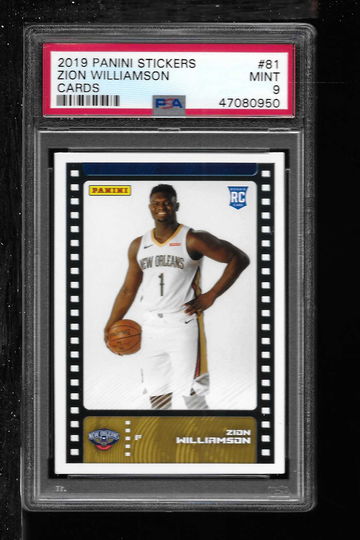 2019 PANINI STICKERS ZION WILLIAMSON
