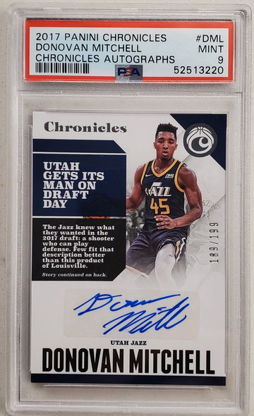 2017-18 Donovan Mitchell Chronicles Autograph
