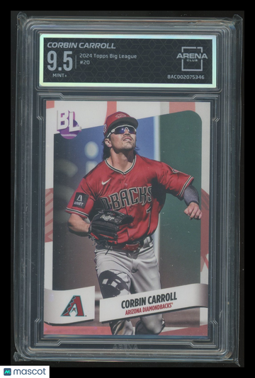 2024 Topps Big League Corbin Carroll #20 Arena Club 9.5