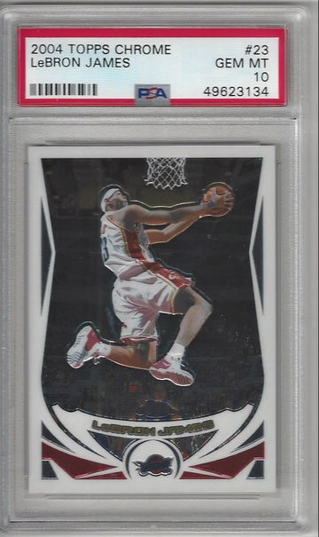 LEBRON JAMES TOPPS CHROME