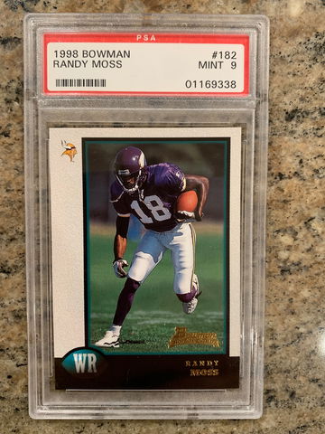 1998 Randy Moss PSA 9 RC