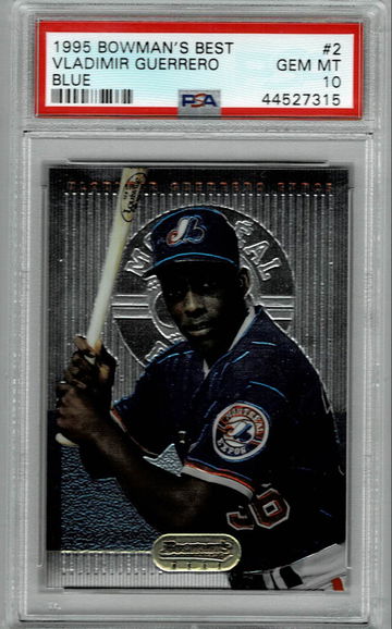 1995 BOWMANS BEST VLADIMIR GUERRERO PSA 10 GEM MINT RC