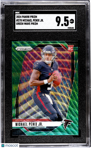 2024 Panini Prizm Michael Penix JR. #378 Green Wave SGC 9.5