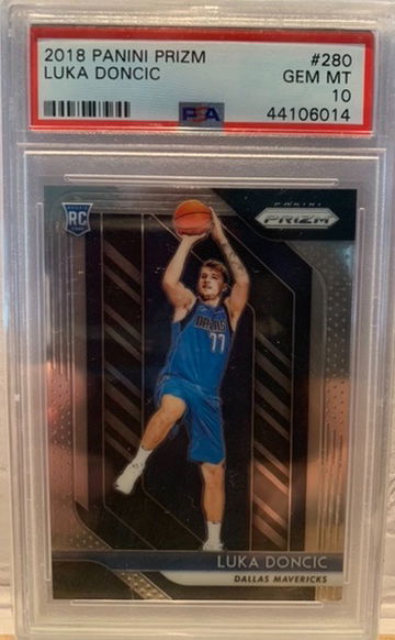 Luka Doncic 2018 Prizm PSA 10