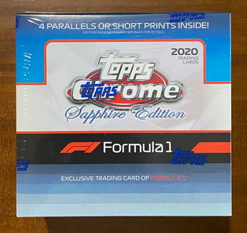 2020 Topps Chrome Sapphire Edition Formula 1 F1 Sealed Box