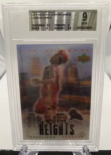 2003 Upper Deck City Heights ROOKIE Lebron James BGS 9 MINT
