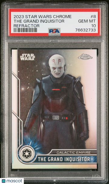 2023 Topps Chrome Star Wars The Grand Inquisitor Refractor #8 PSA 10