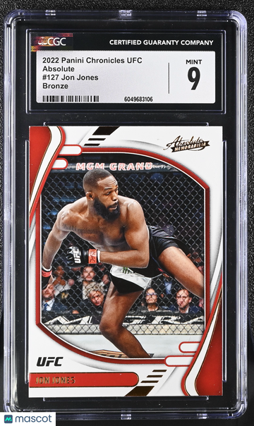 2022 Panini Chronicles UFC Jon Jones #127 Bronze Absolute CGC 9