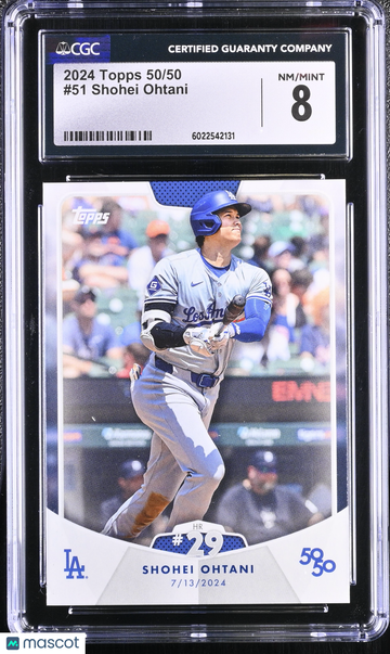 2024 Topps 50/50 Shohei Ohtani #51 CGC 8