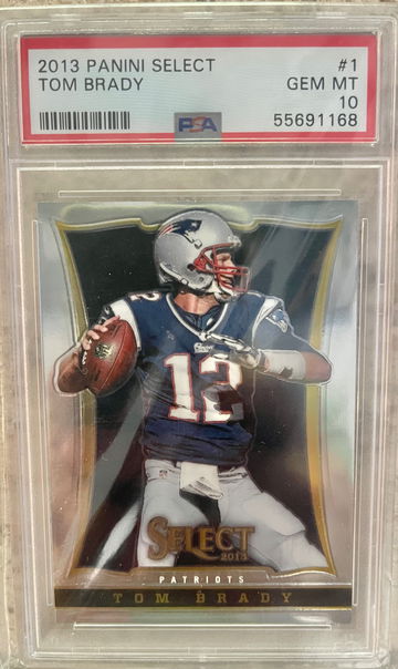 2013 Panini Select Tom Brady PSA GEM MT 10